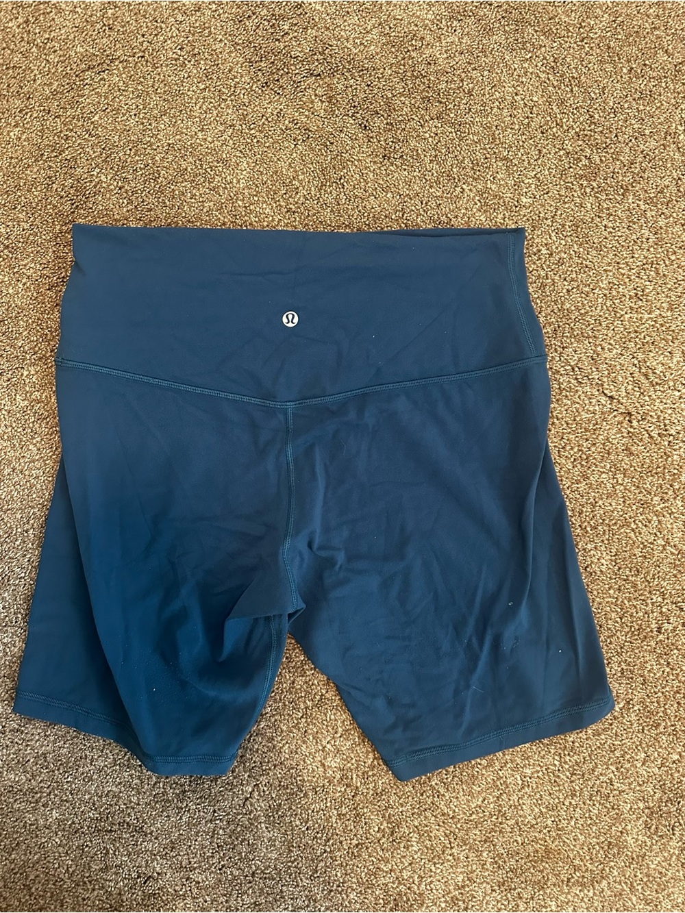 lululemon athletica Deep Teal High-Rise Bike Shorts